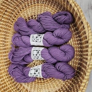 Classic Elite Four Seasons Lavender/Violet 348 Yards Cotton-Wool Peruvian Yarn